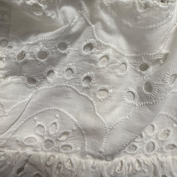 Zara Kids Baby Girl White Eyelet Lace Lined Dress Size 9-12 months, NWT - Picture 9 of 11